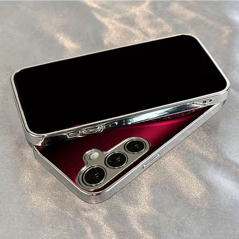 Crimson Glitter Pattern Case