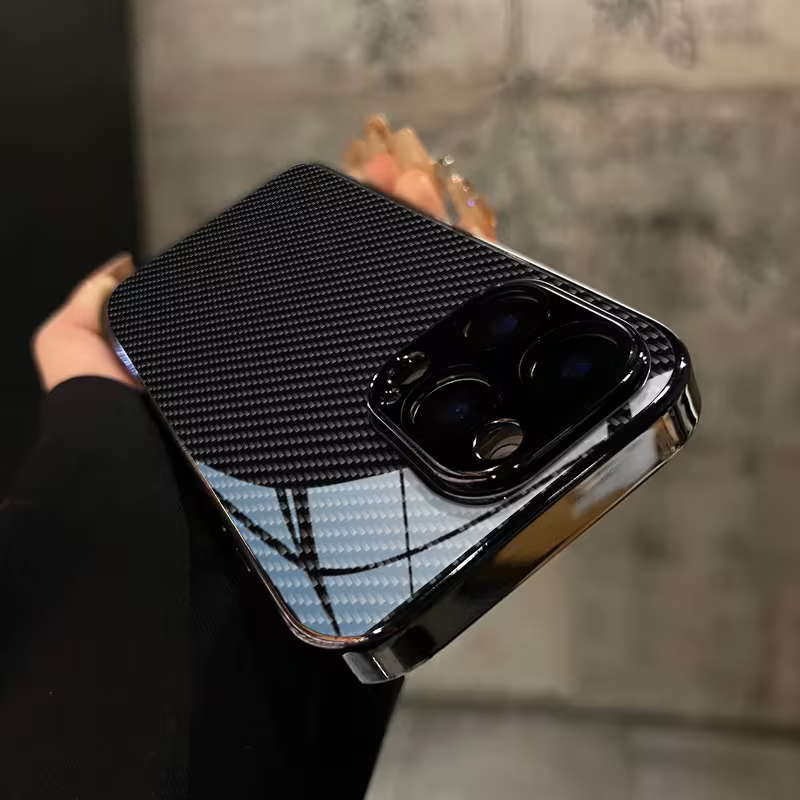 Carbon Fiber Electroplated Case