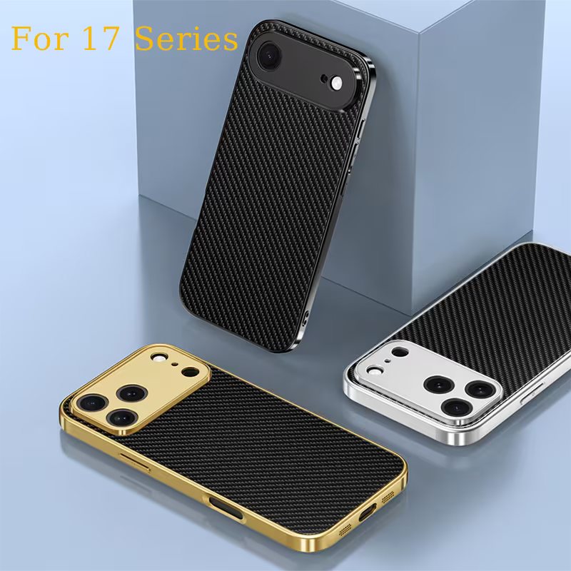 Carbon Fiber Electroplated Case
