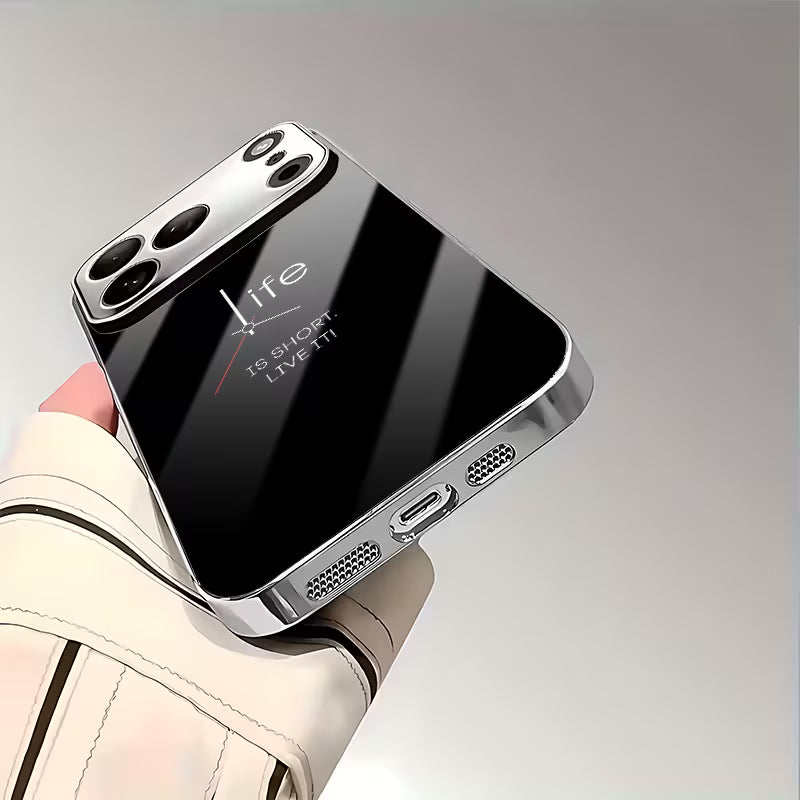 Clock Quote Patterned Case