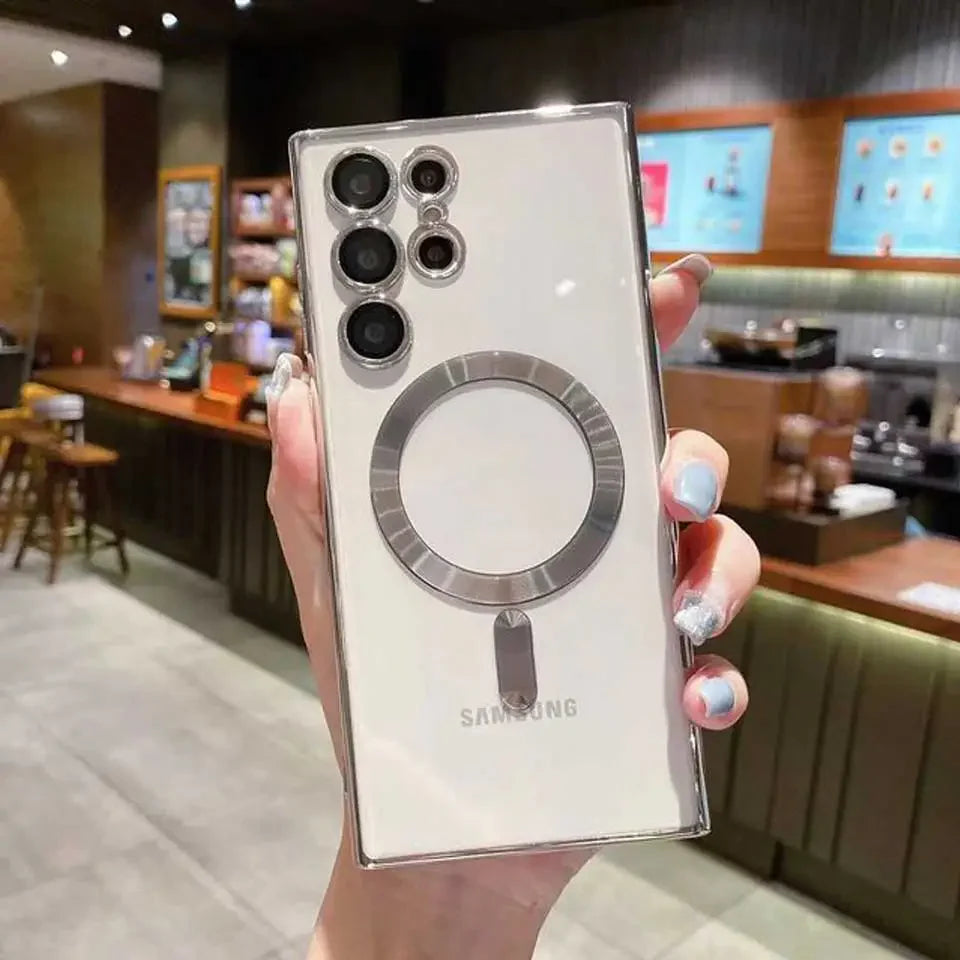 Galaxy S Series - Electroplating Magsafe Case with Camera Protection