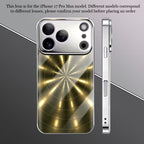 Golden Metallic Radial Patterned Case