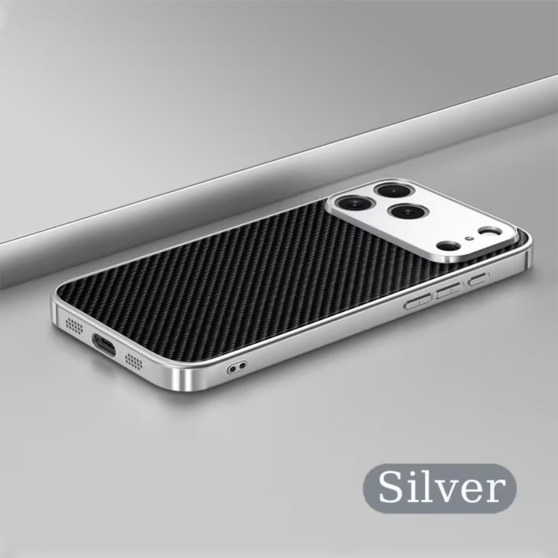 Carbon Fiber Electroplated Case
