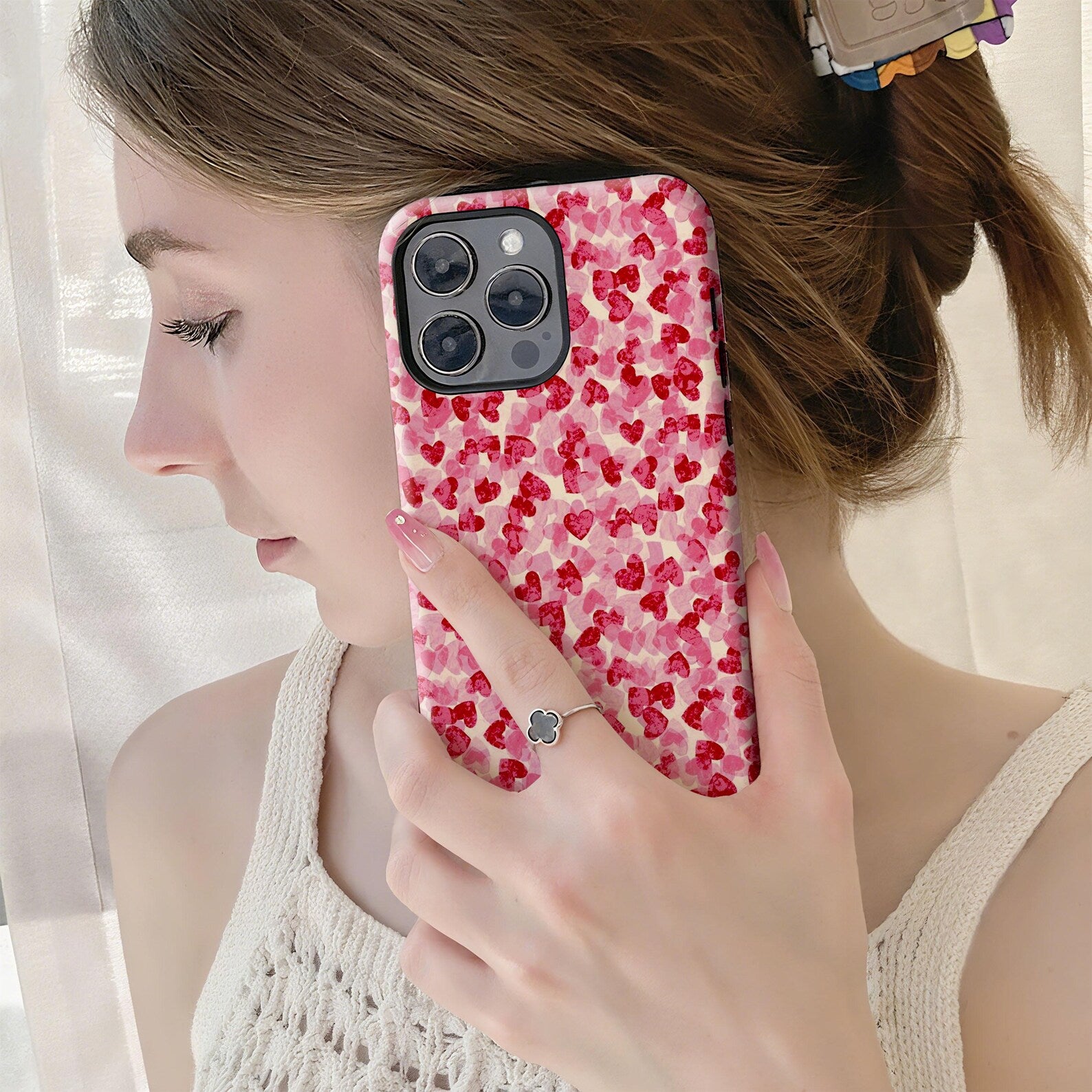 Little Heart Pattern Case