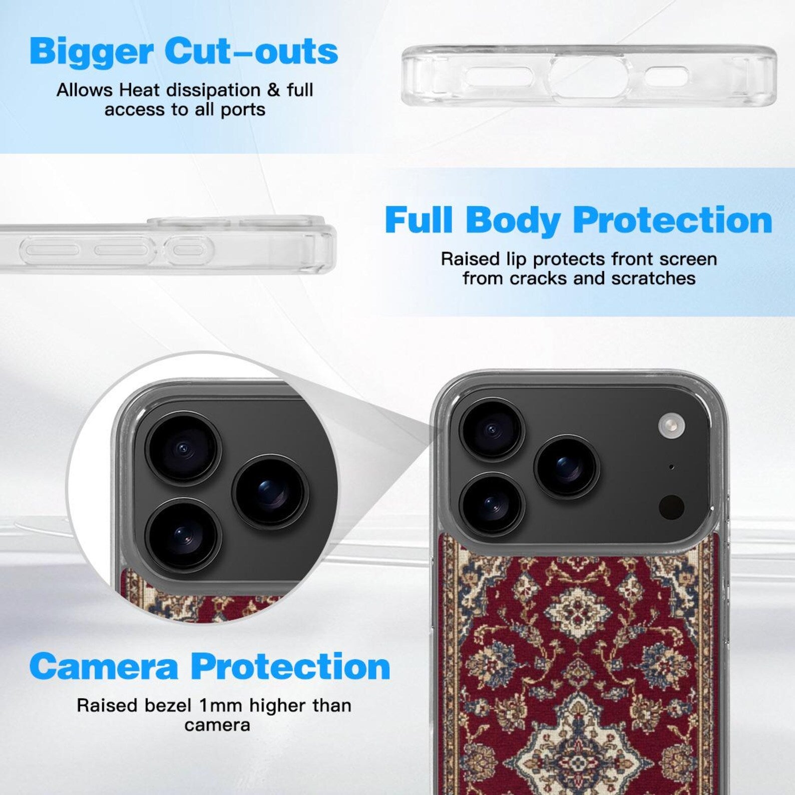 Vintage Persian Rug Case